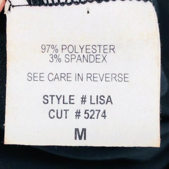 Mesmerize Black Surplice Neckline Half Sleeve Lisa Midi Dress size M - Picture 7 of 16